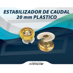 ESTABILIZADOR DE CAUDAL 20 MM PLASTICO