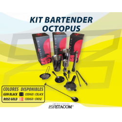 KIT BARTENDER OCTOPUS BLACK