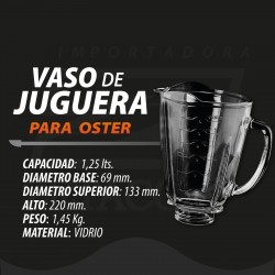 VASO DE JUGUERA PARA OSTER...
